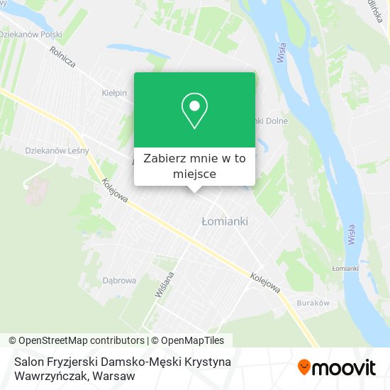 Mapa Salon Fryzjerski Damsko-Męski Krystyna Wawrzyńczak