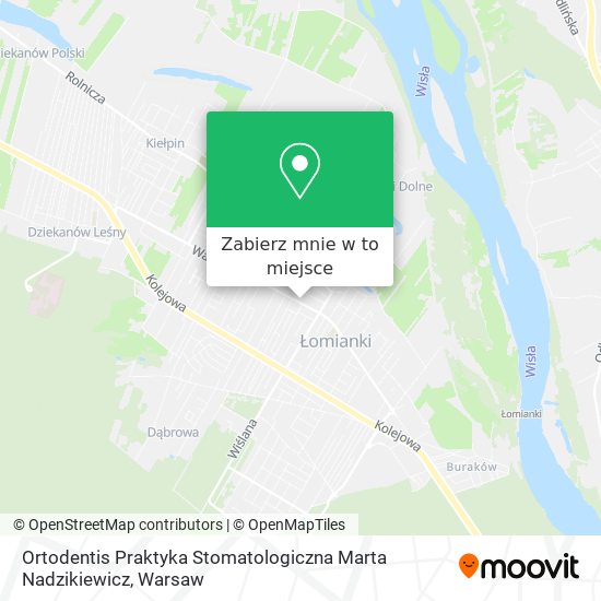 Mapa Ortodentis Praktyka Stomatologiczna Marta Nadzikiewicz