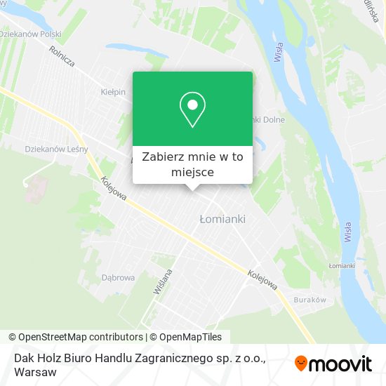 Mapa Dak Holz Biuro Handlu Zagranicznego sp. z o.o.