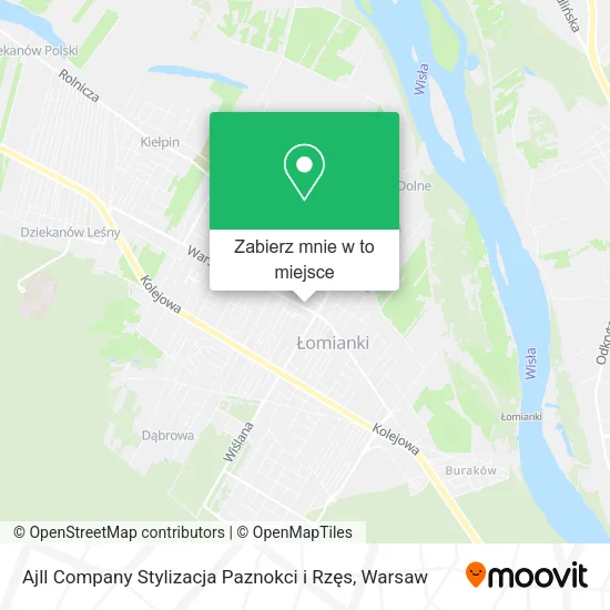 Mapa Ajll Company Stylizacja Paznokci i Rzęs