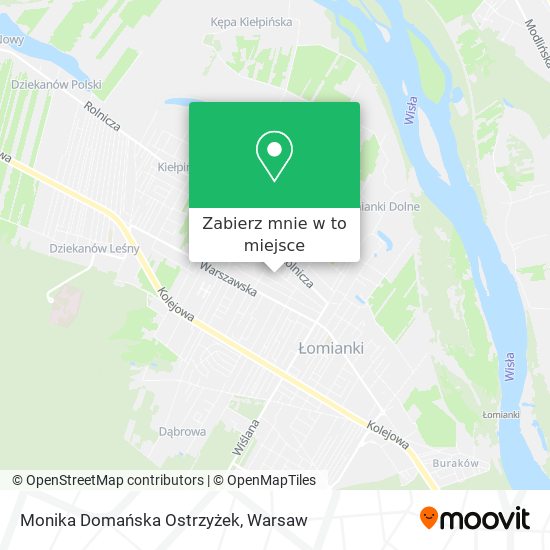 Mapa Monika Domańska Ostrzyżek