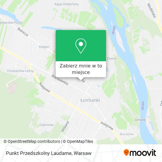 Mapa Punkt Przedszkolny Laudame