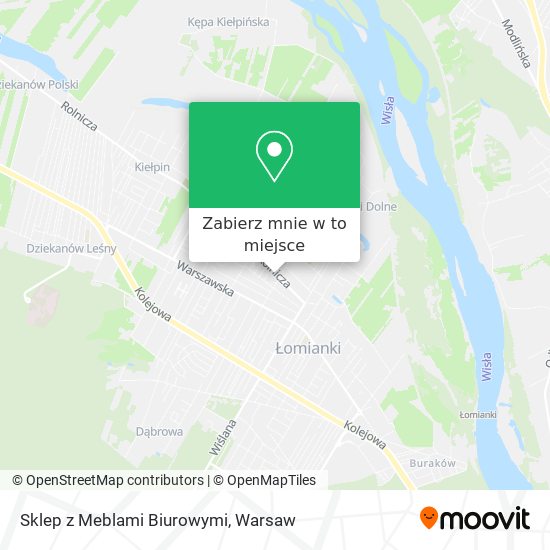 Mapa Sklep z Meblami Biurowymi