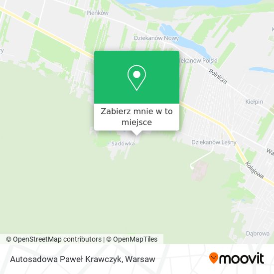 Mapa Autosadowa Paweł Krawczyk