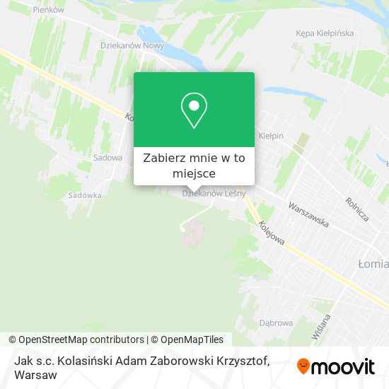 Mapa Jak s.c. Kolasiński Adam Zaborowski Krzysztof