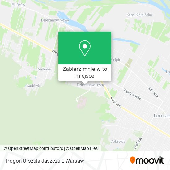 Mapa Pogoń Urszula Jaszczuk