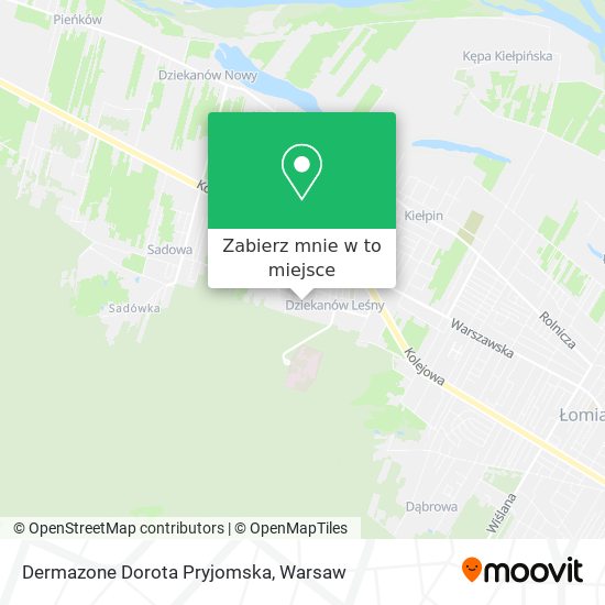 Mapa Dermazone Dorota Pryjomska