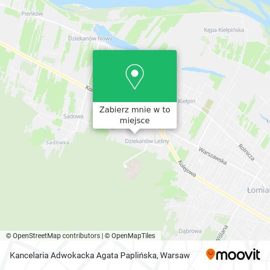 Mapa Kancelaria Adwokacka Agata Paplińska