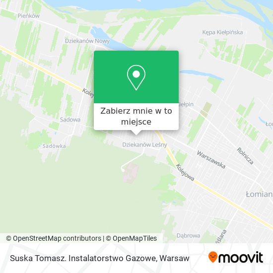 Mapa Suska Tomasz. Instalatorstwo Gazowe