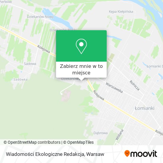 Mapa Wiadomości Ekologiczne Redakcja