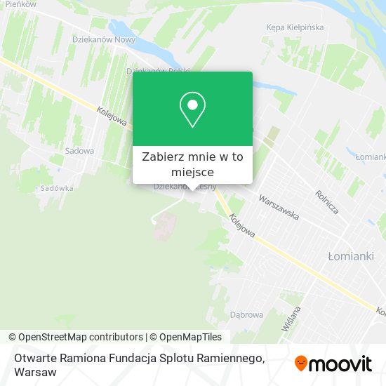 Mapa Otwarte Ramiona Fundacja Splotu Ramiennego