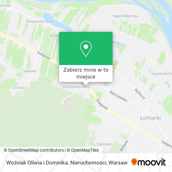 Mapa Woźniak Oliwia i Dominika. Nieruchomości