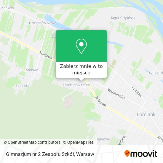 Mapa Gimnazjum nr 2 Zespołu Szkół