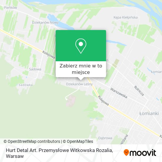 Mapa Hurt Detal Art. Przemysłowe Witkowska Rozalia