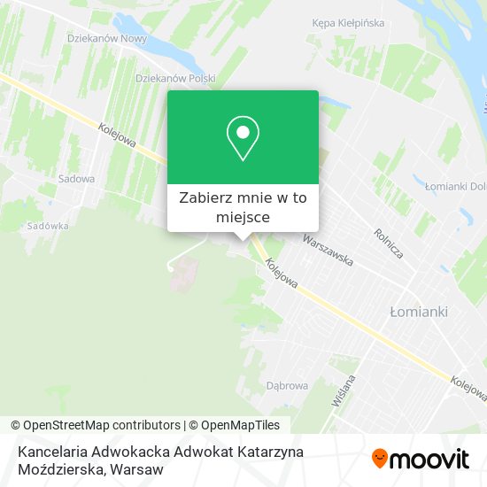 Mapa Kancelaria Adwokacka Adwokat Katarzyna Moździerska