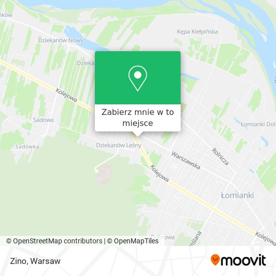 Mapa Zino