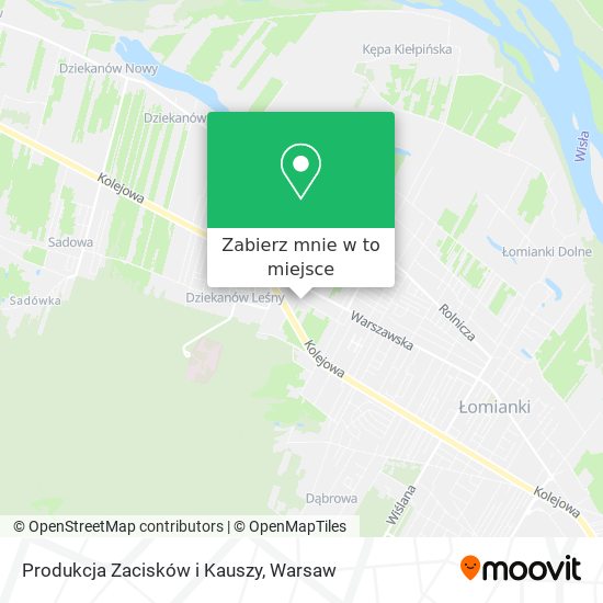 Mapa Produkcja Zacisków i Kauszy