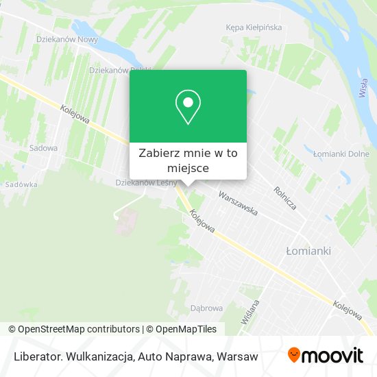 Mapa Liberator. Wulkanizacja, Auto Naprawa