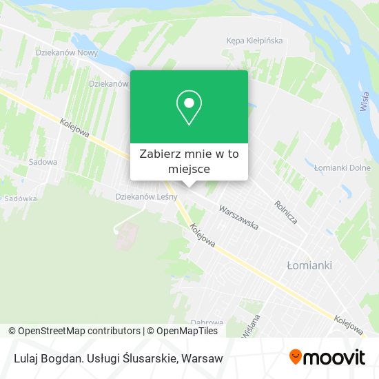 Mapa Lulaj Bogdan. Usługi Ślusarskie