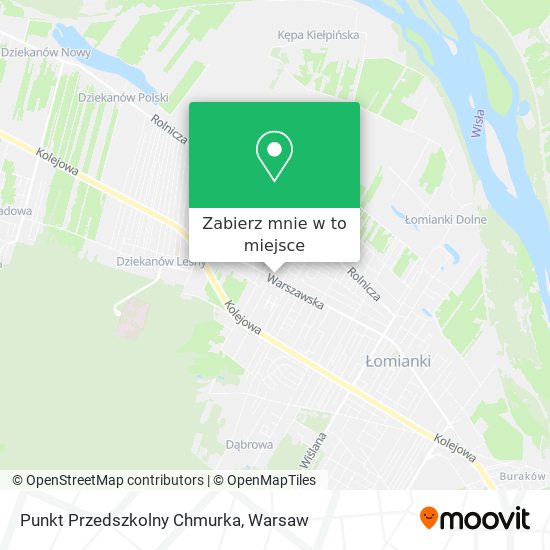 Mapa Punkt Przedszkolny Chmurka