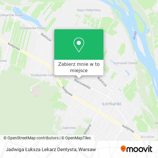 Mapa Jadwiga Łuksza Lekarz Dentysta