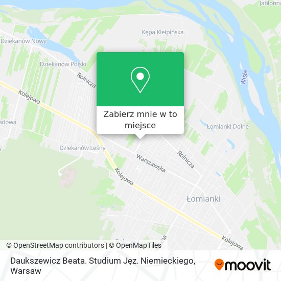 Mapa Daukszewicz Beata. Studium Jęz. Niemieckiego