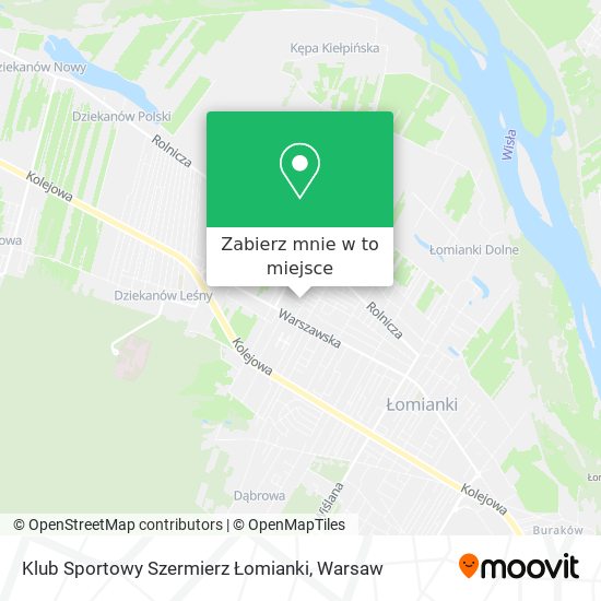 Mapa Klub Sportowy Szermierz Łomianki