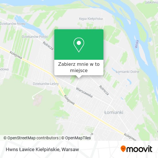 Mapa Hwns Ławice Kiełpińskie