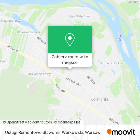 Mapa Usługi Remontowe Sławomir Werkowski