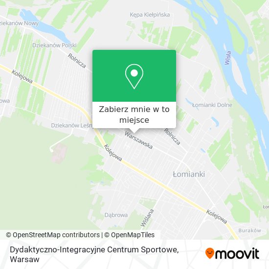 Mapa Dydaktyczno-Integracyjne Centrum Sportowe