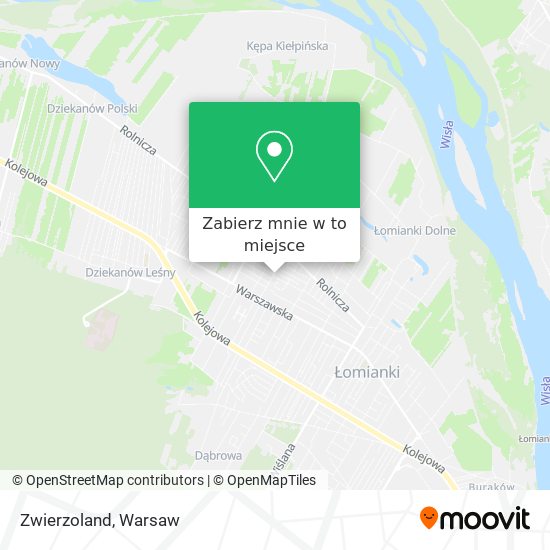 Mapa Zwierzoland