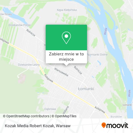 Mapa Kozak Media Robert Kozak