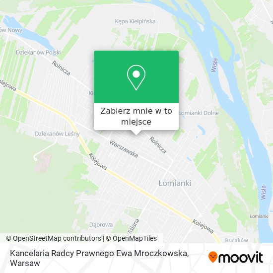 Mapa Kancelaria Radcy Prawnego Ewa Mroczkowska