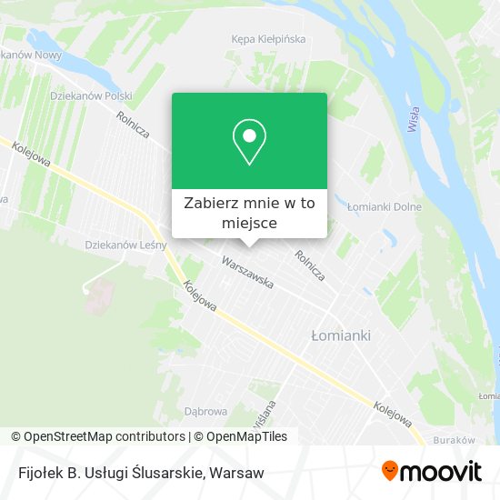 Mapa Fijołek B. Usługi Ślusarskie