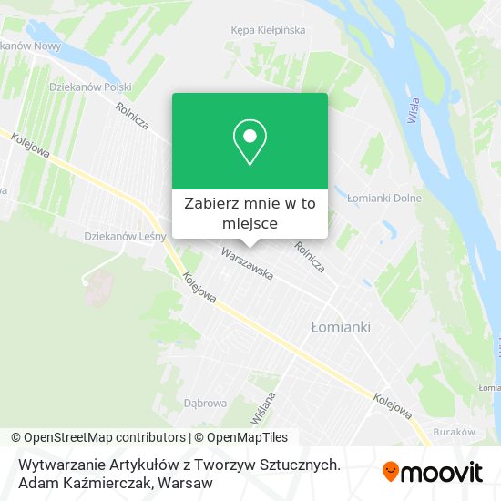 Mapa Wytwarzanie Artykułów z Tworzyw Sztucznych. Adam Kaźmierczak