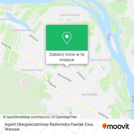 Mapa Agent Ubezpieczeniowy Radomska Pawlak Ewa