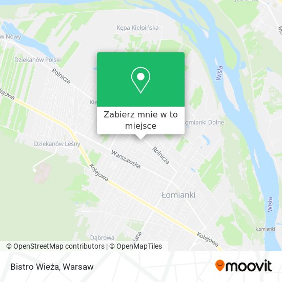 Mapa Bistro Wieża