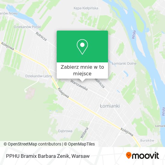 Mapa PPHU Bramix Barbara Zenik