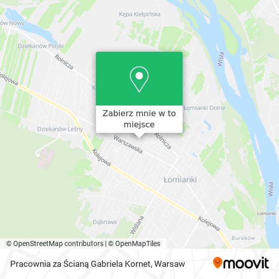 Mapa Pracownia za Ścianą Gabriela Kornet