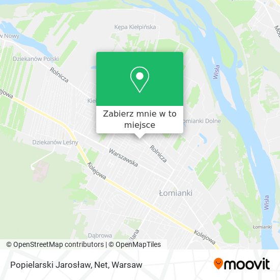 Mapa Popielarski Jarosław, Net