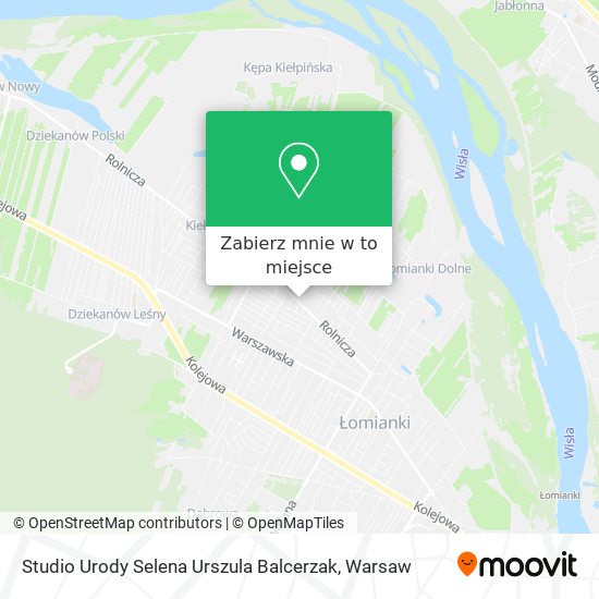 Mapa Studio Urody Selena Urszula Balcerzak