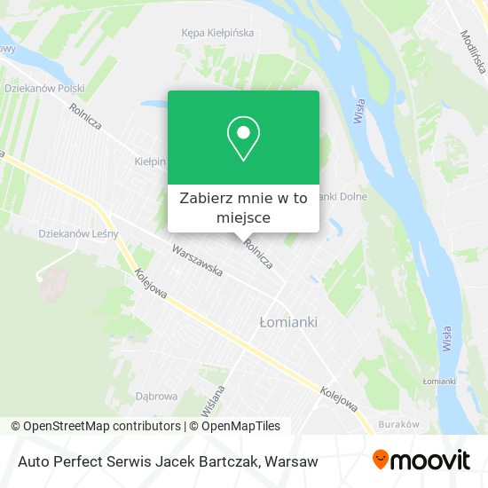 Mapa Auto Perfect Serwis Jacek Bartczak