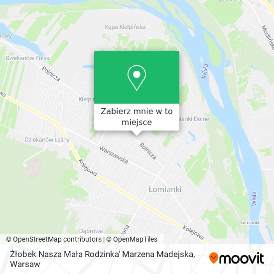 Mapa Żłobek Nasza Mała Rodzinka' Marzena Madejska