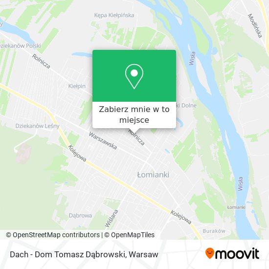 Mapa Dach - Dom Tomasz Dąbrowski