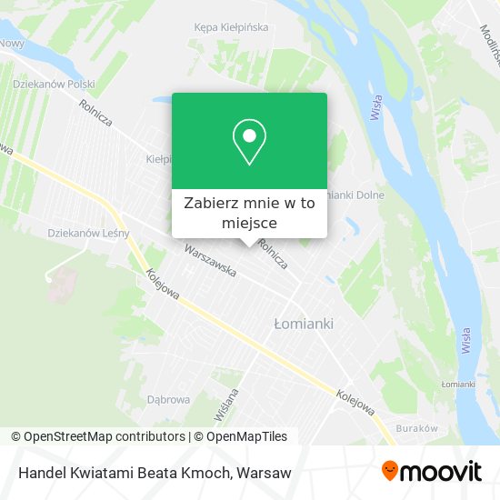 Mapa Handel Kwiatami Beata Kmoch