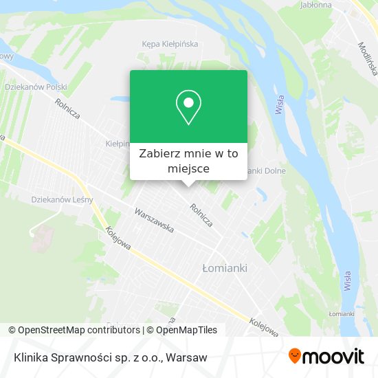 Mapa Klinika Sprawności sp. z o.o.