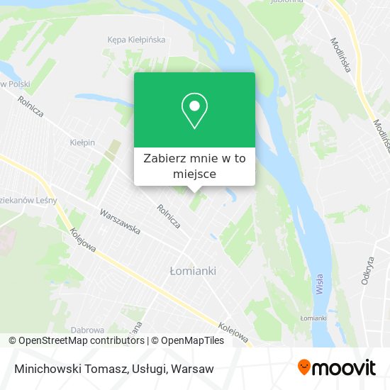 Mapa Minichowski Tomasz, Usługi