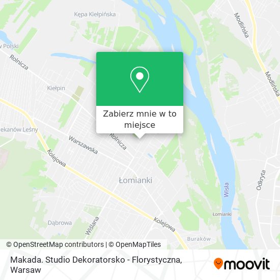 Mapa Makada. Studio Dekoratorsko - Florystyczna