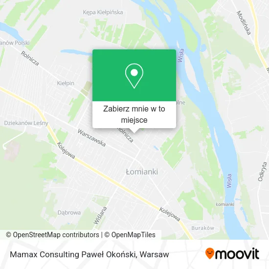 Mapa Mamax Consulting Paweł Okoński