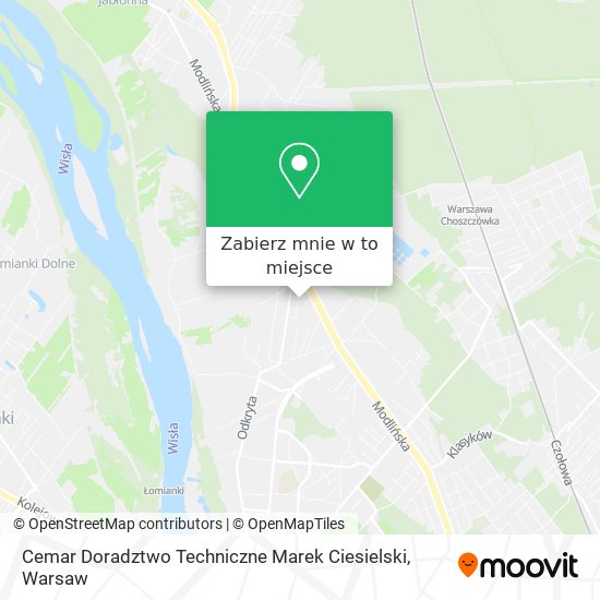 Mapa Cemar Doradztwo Techniczne Marek Ciesielski